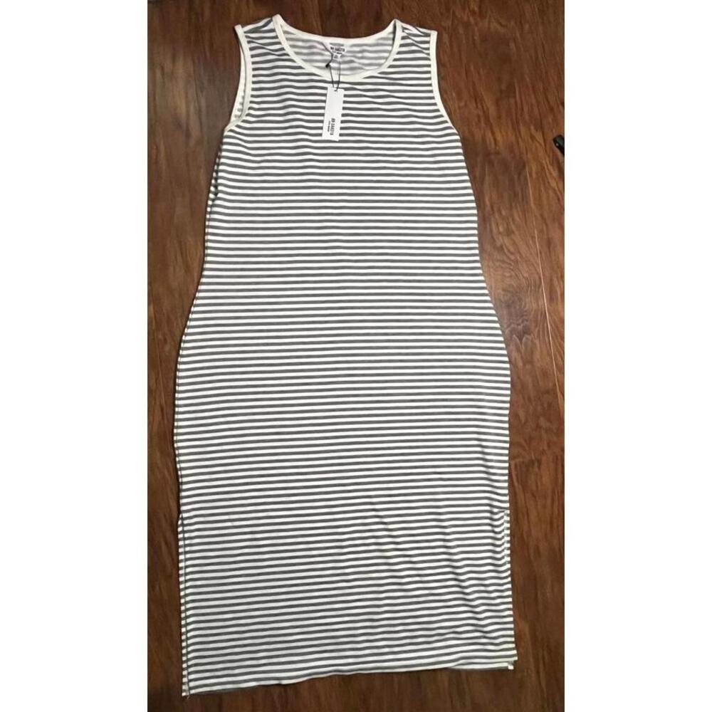 BB Dakota by Steve Madden Stripe Tank Midi Dress 2X